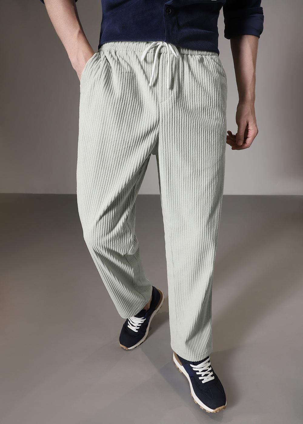 Combo of 2 Men's  Fabric Stylish Pants