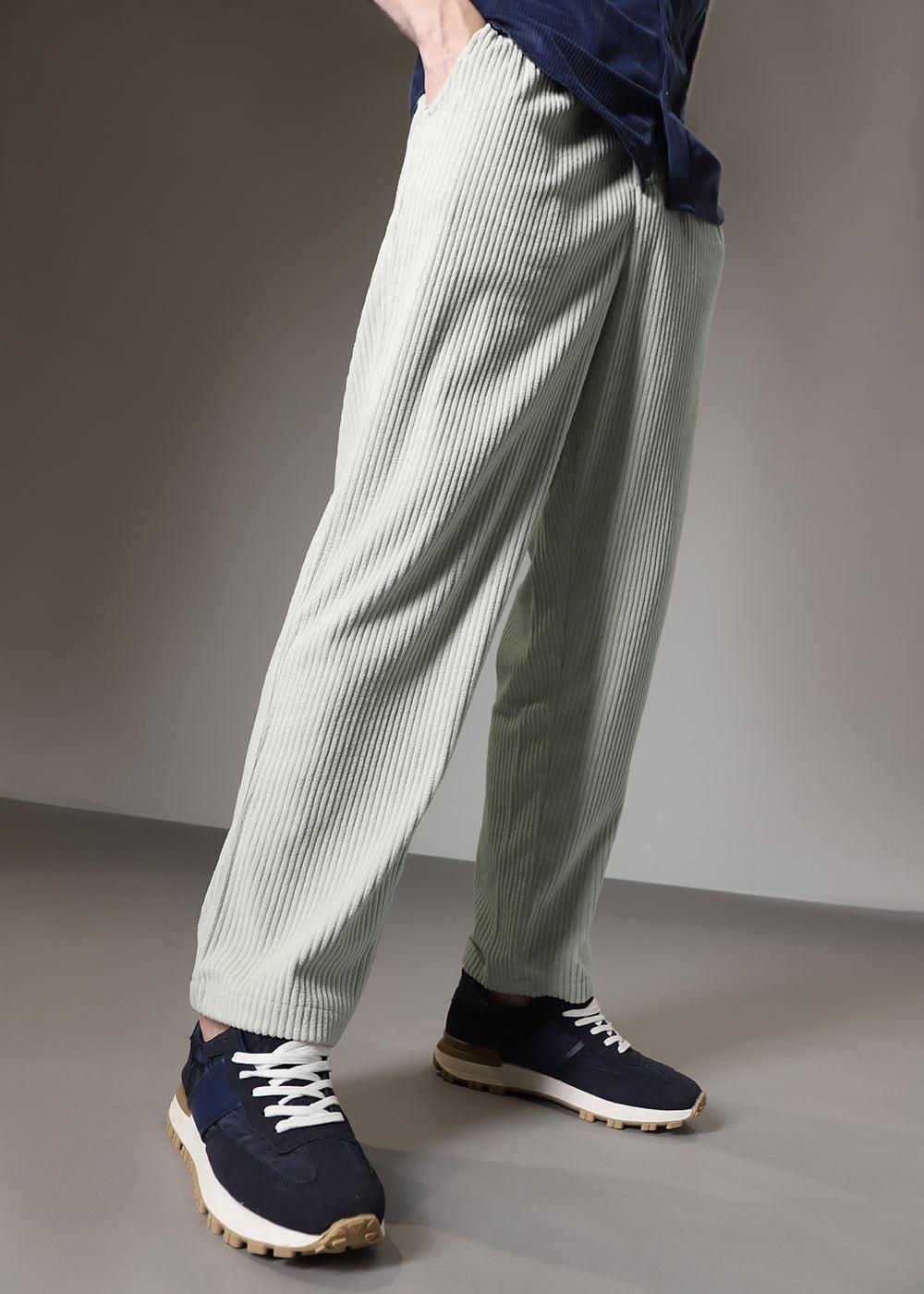 Combo of 2 Men's  Fabric Stylish Pants