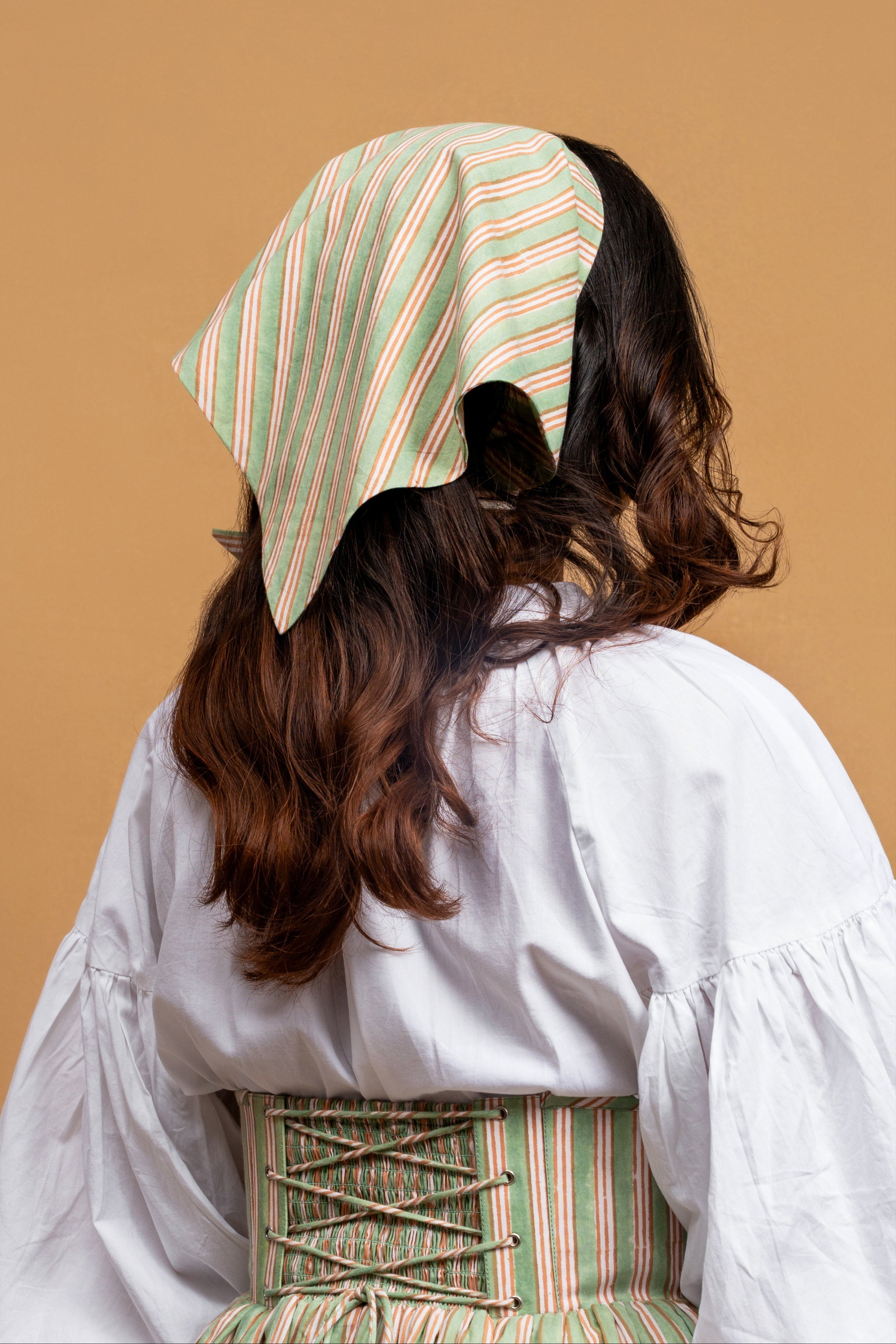 Green Stripes Bandana