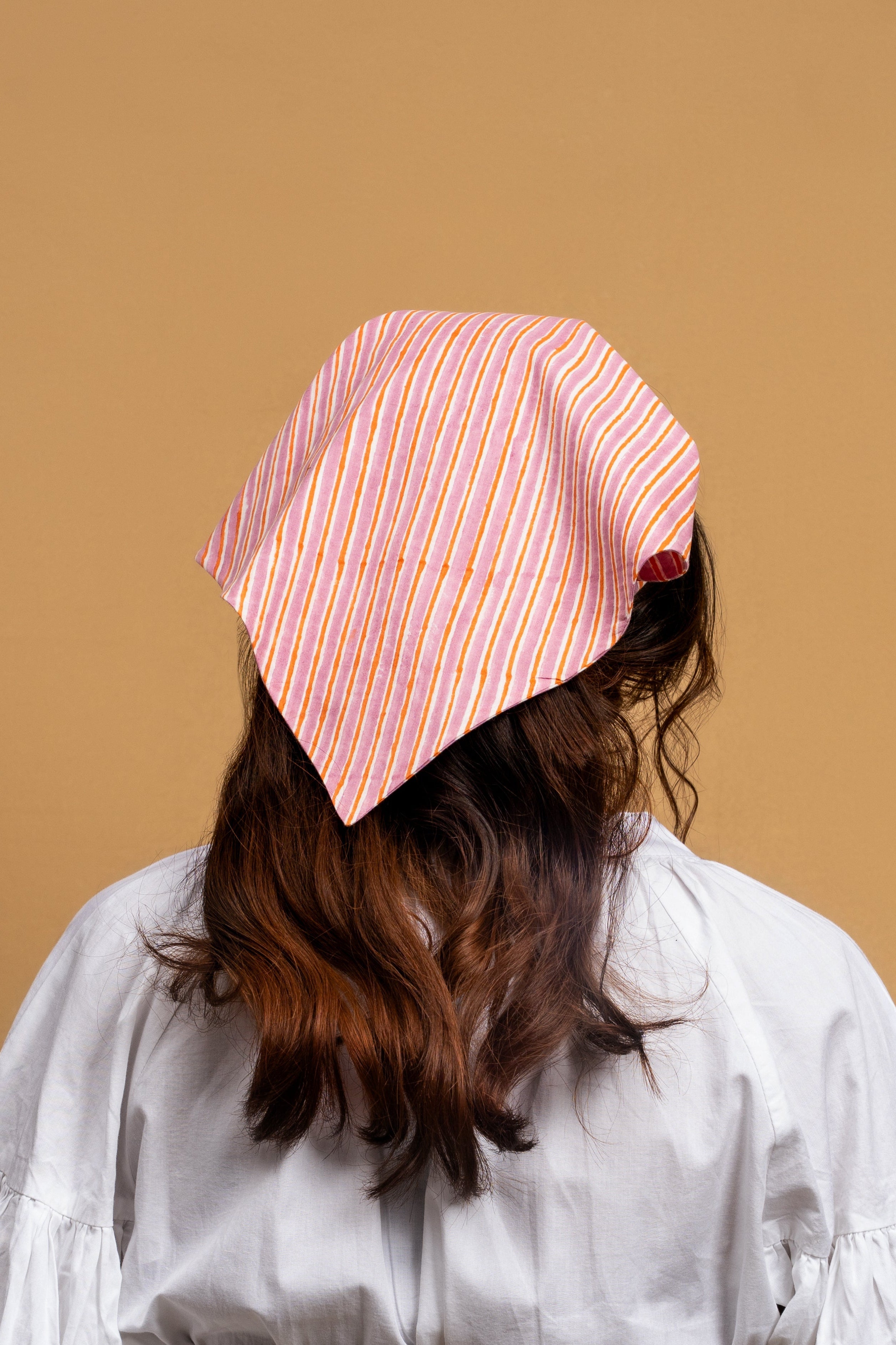 Pink Stripes Bandana