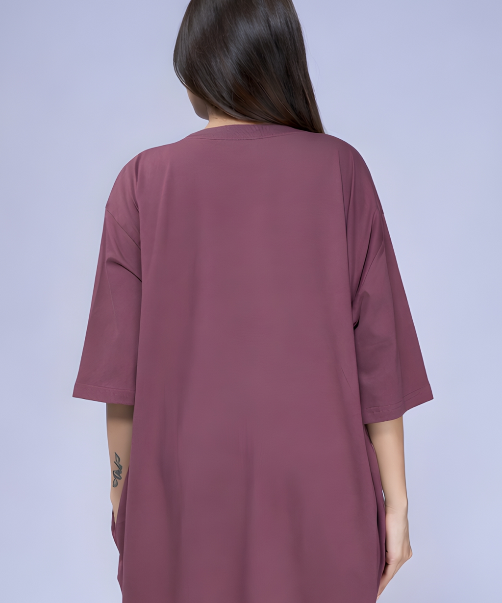 But First Tequila Oversized Pocket Tee