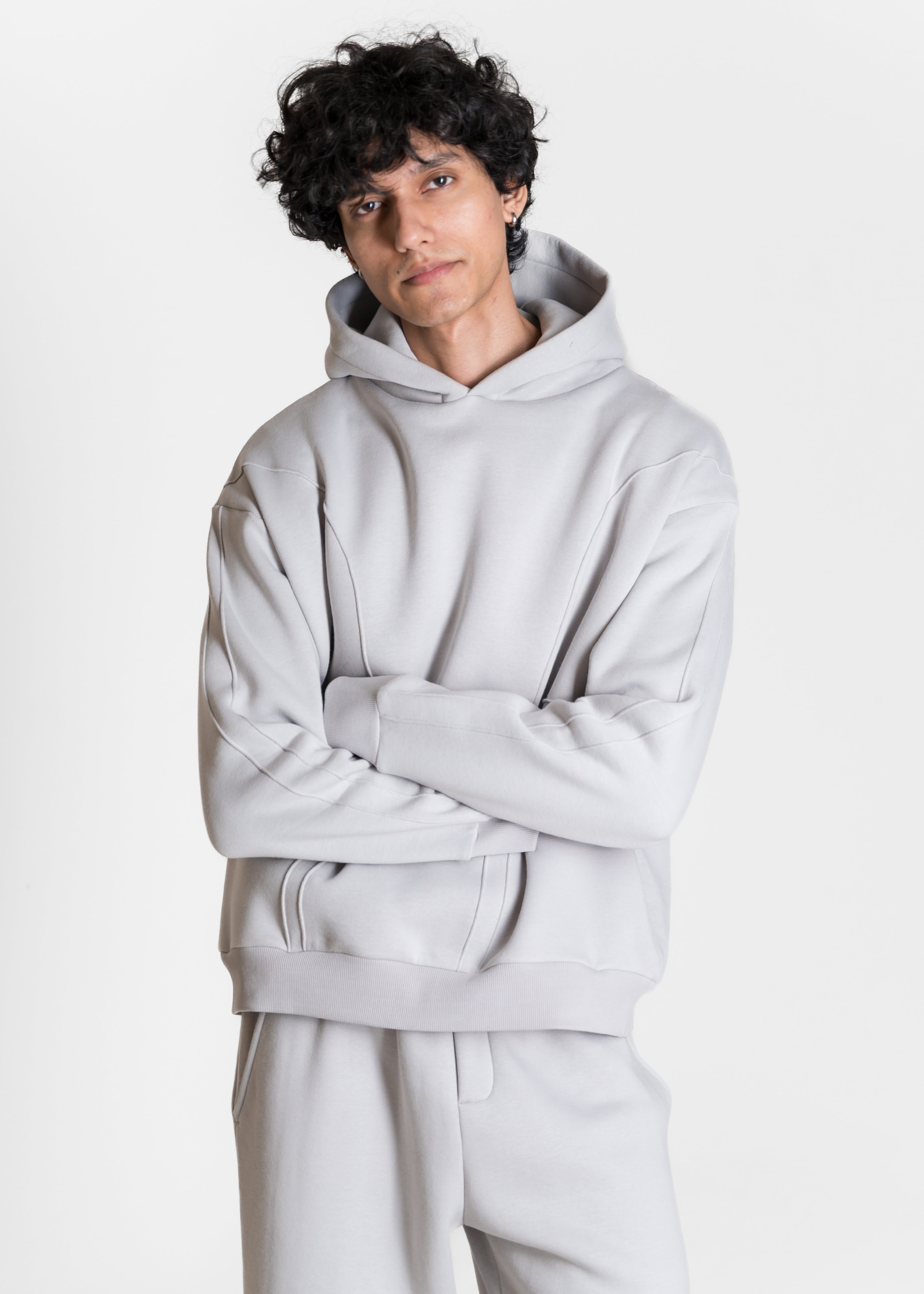Live-In Hoodie — Light Grey