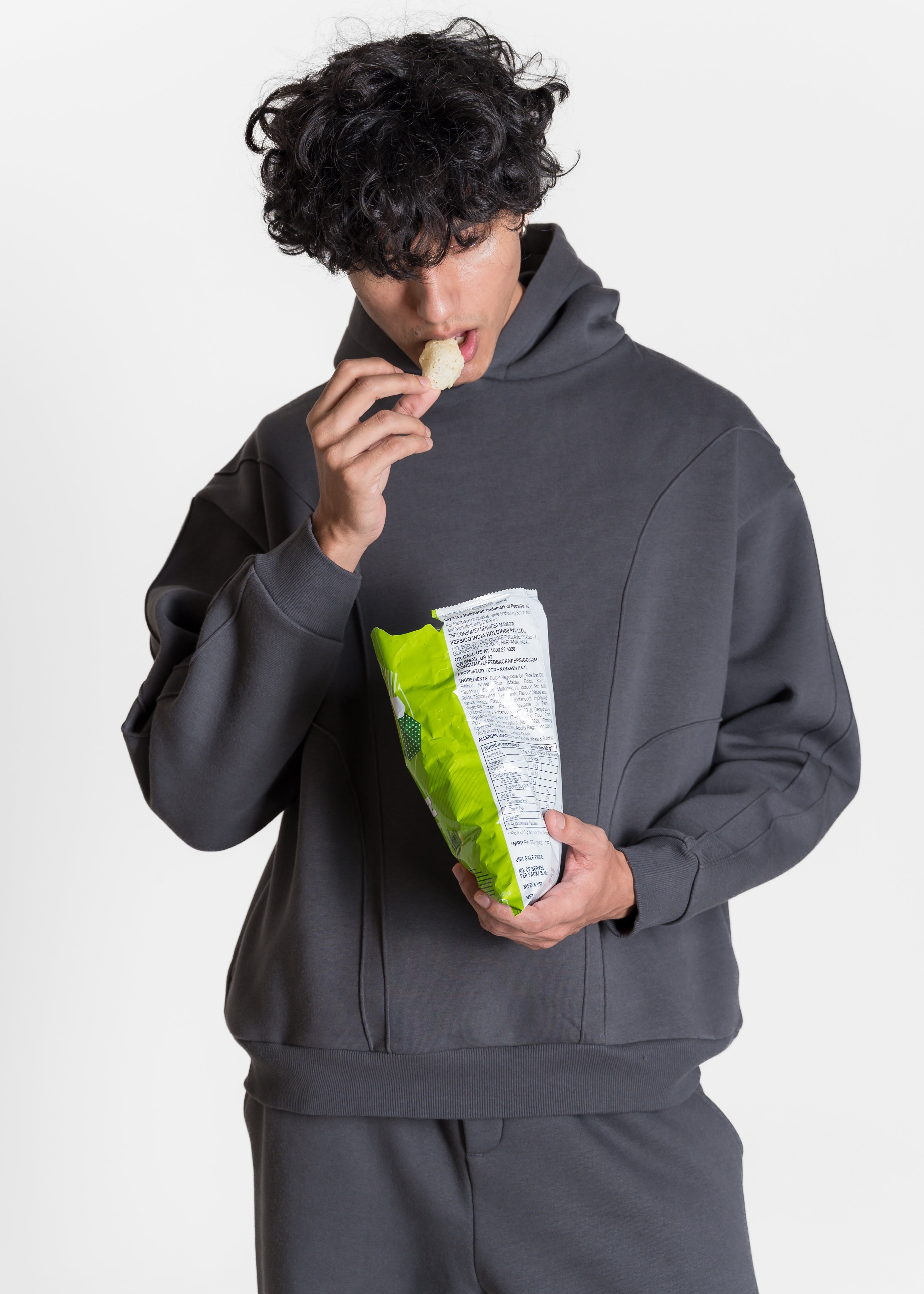 Live-In Hoodie — Dark Grey