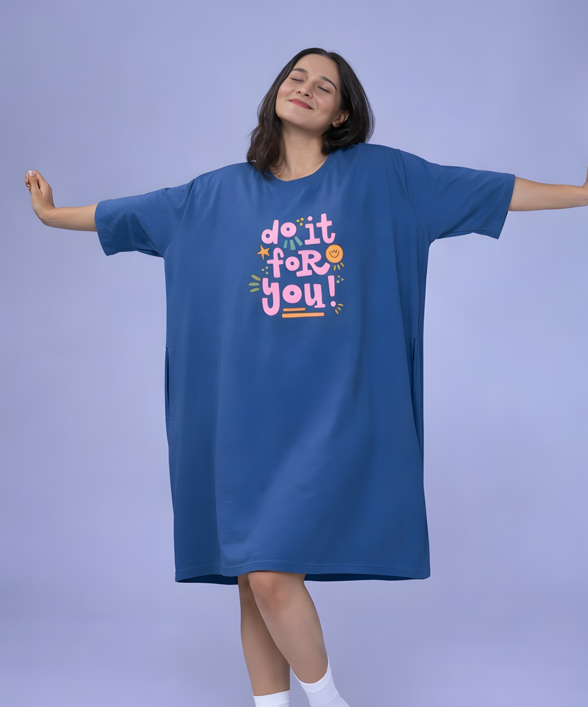 Do It For You Oversized Pocket Tee
