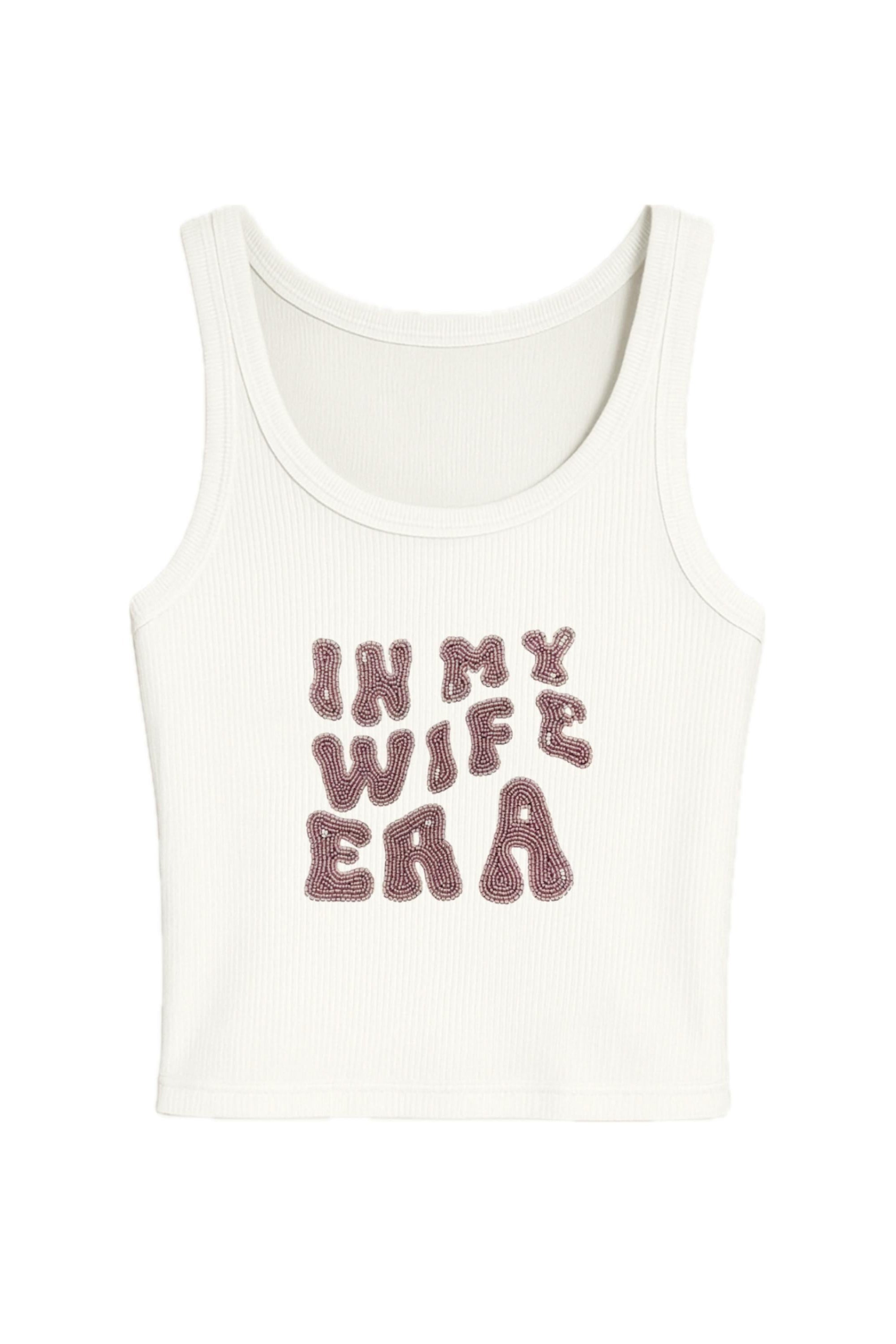 Wife Era Pink Sequin Tank