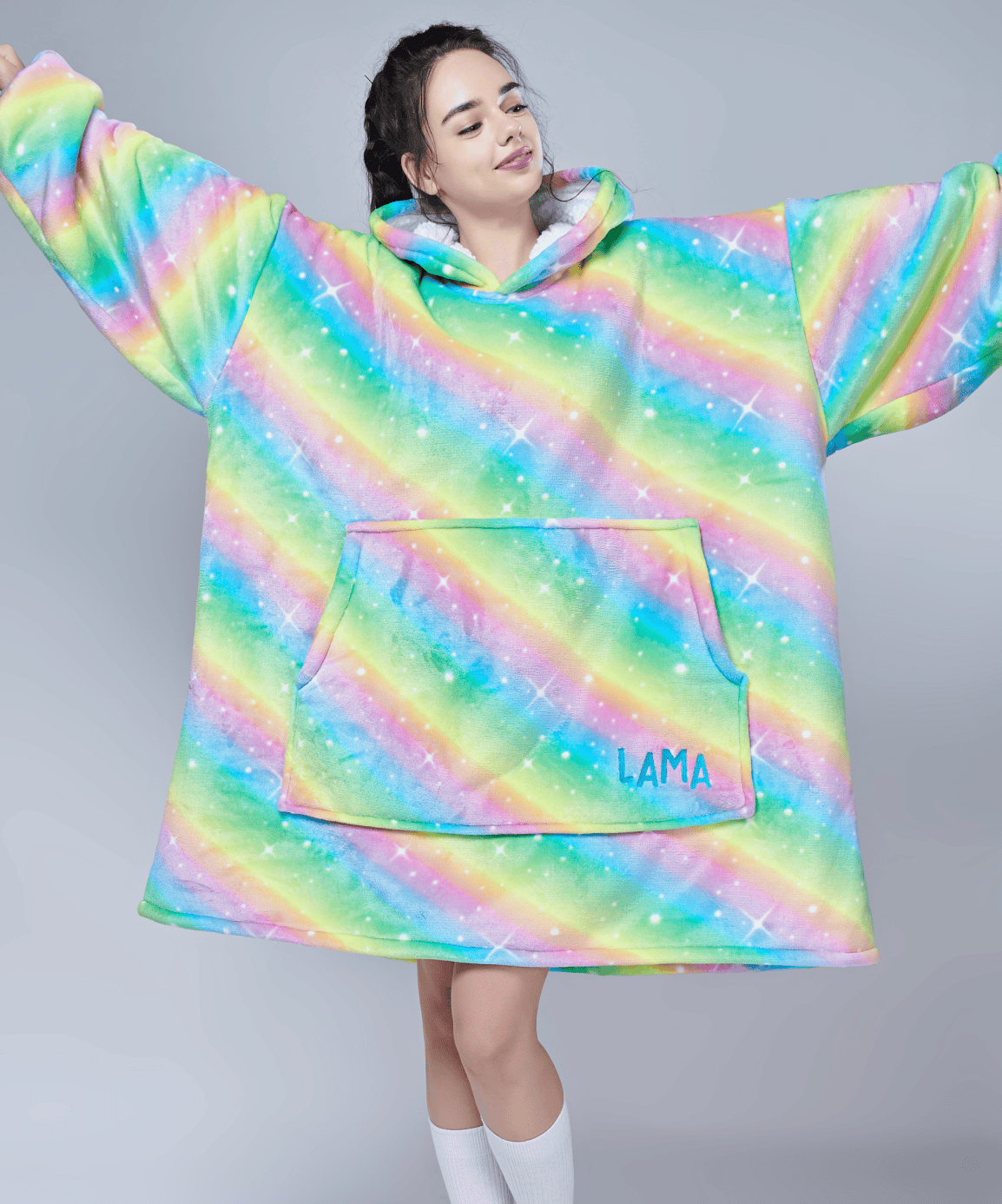 Kinda Like A Rainbow - Free Size Hoodie
