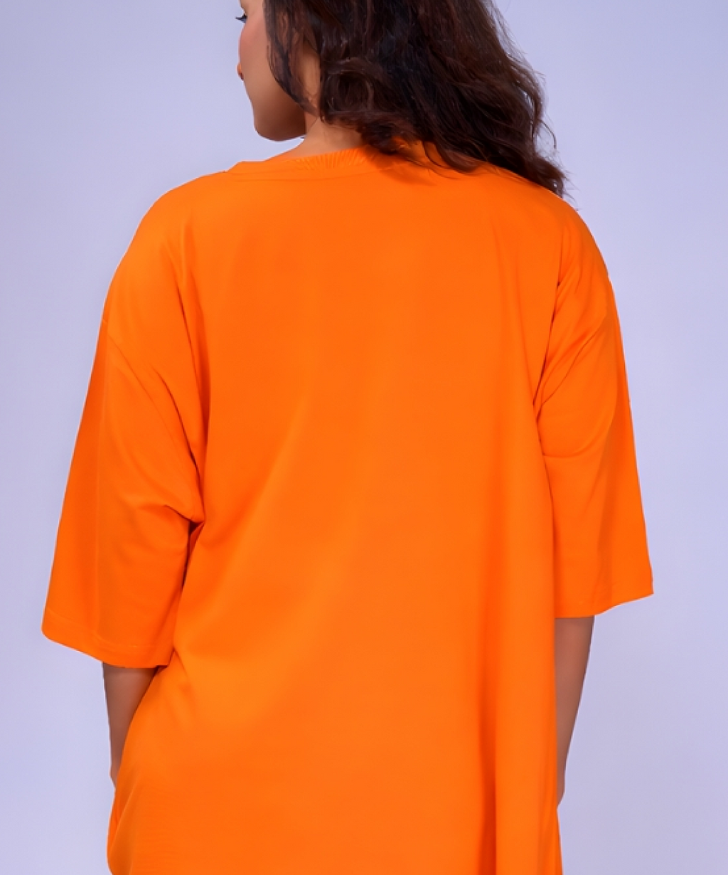 Orange Is The New Orange Oversized Pocket Tee
