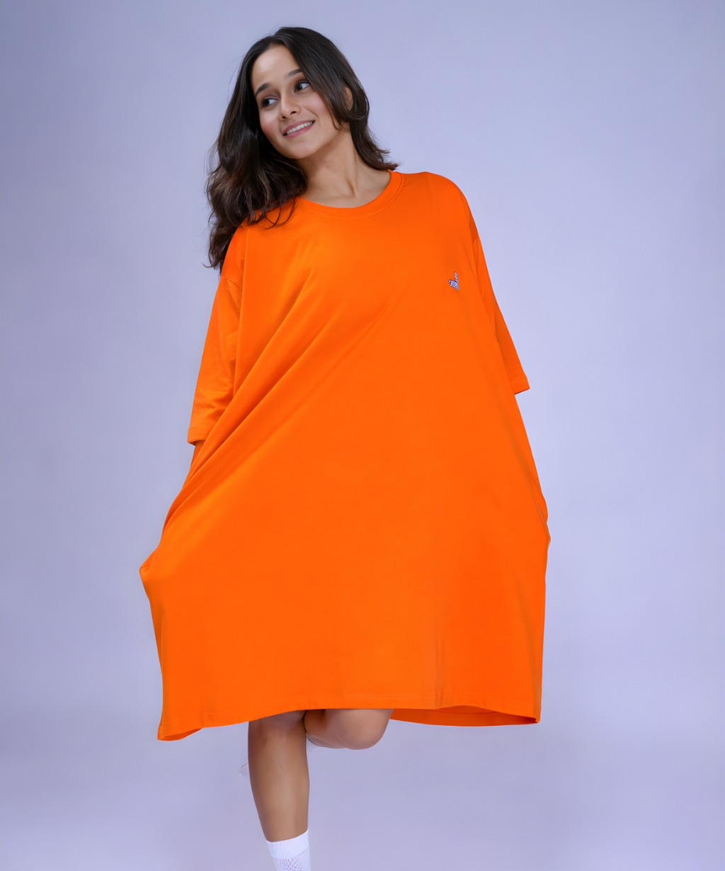 Orange Is The New Orange Oversized Pocket Tee