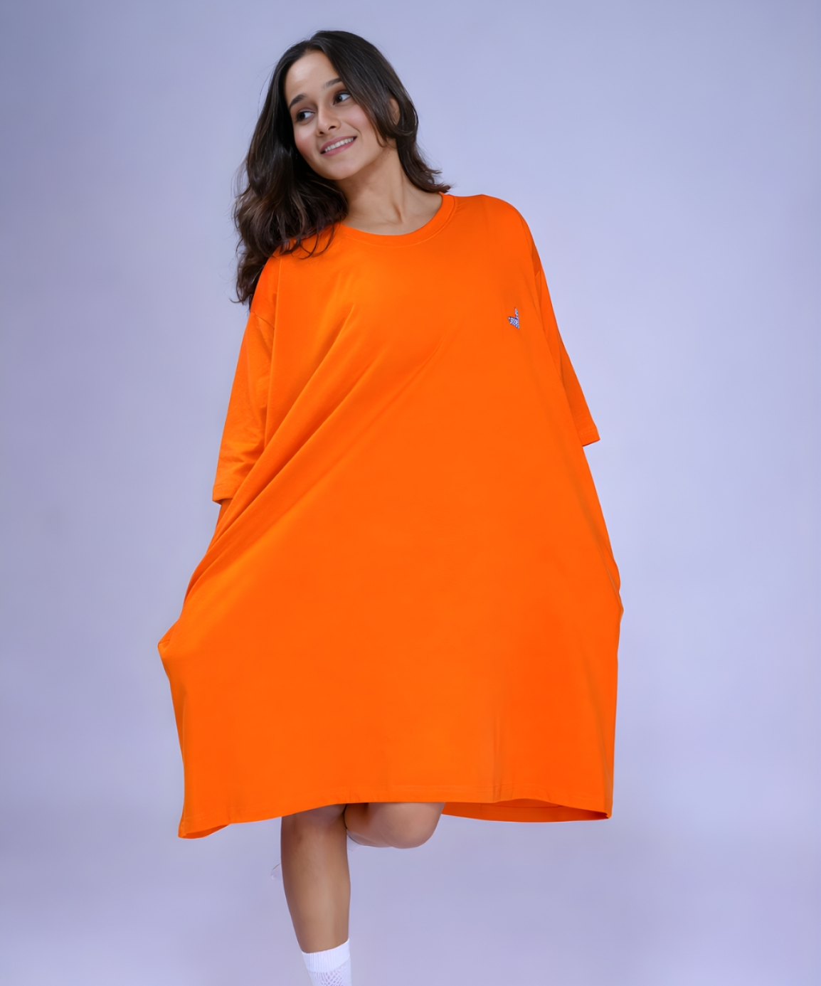 Orange Is The New Orange Oversized Pocket Tee