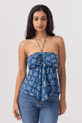Thea Top - Indigo Ajrakh
