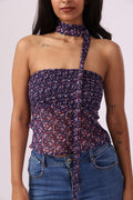 Yana Top - Ajrakh Floral