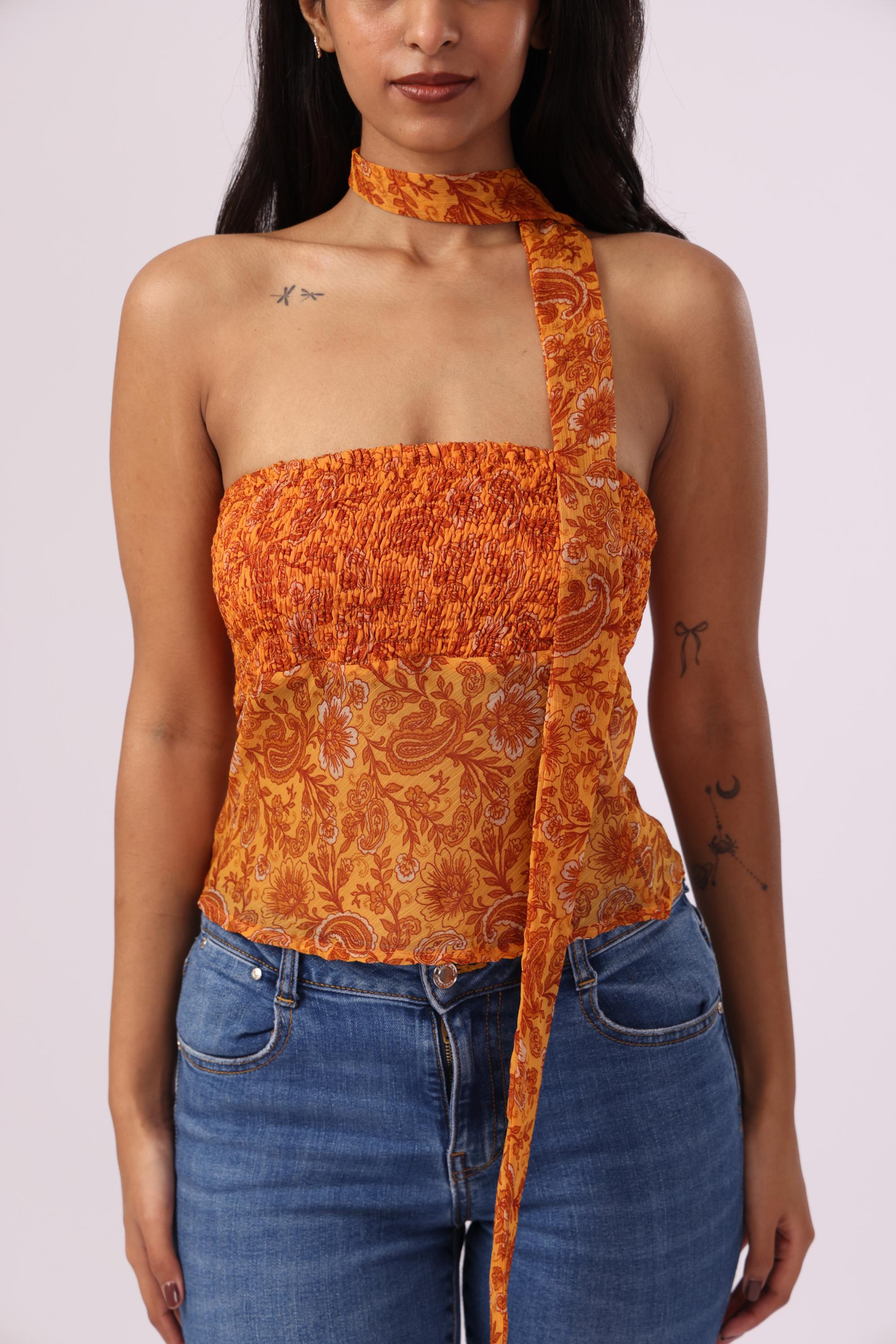 Yana Top - Floral Paisely