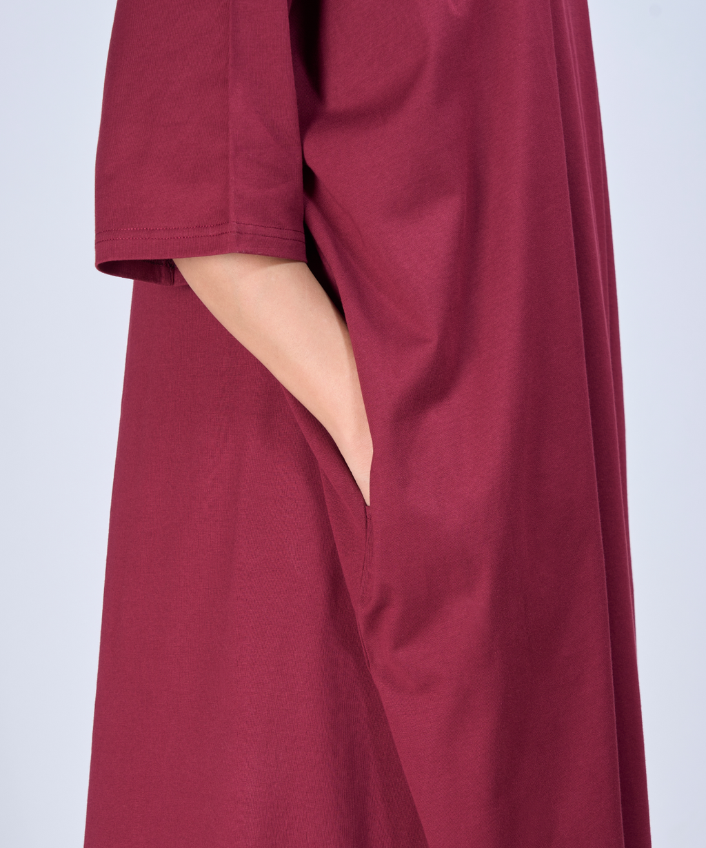 Plum Feeding Oversized Pocket Tees (With Button)