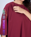 Plum Feeding Oversized Pocket Tees (With Zip)