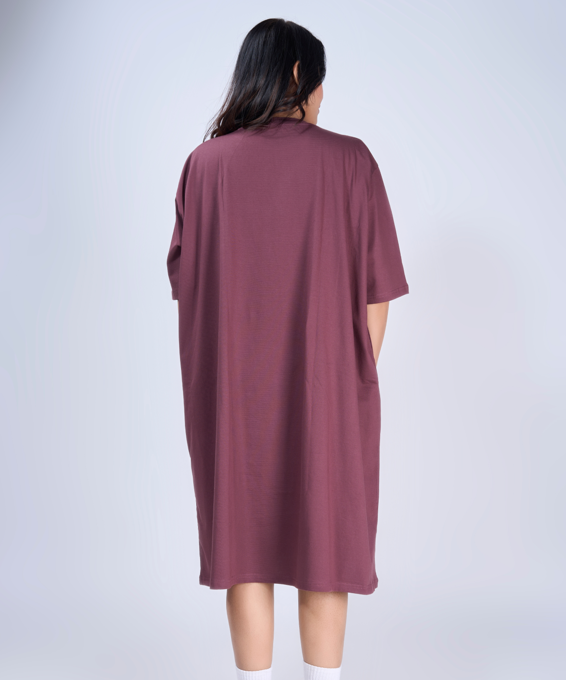 Rose Feeding Oversized Pocket Tees (With Button)